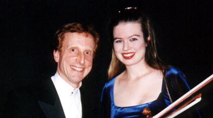 Lara with Hugh Wolff